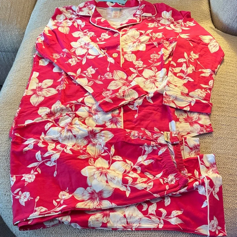 BedHead Pink Floral Pajama Set - Picture 1 of 7